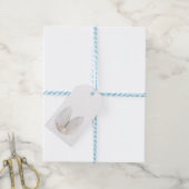 Pearl en seashell cadeaulabel (Met Touw)