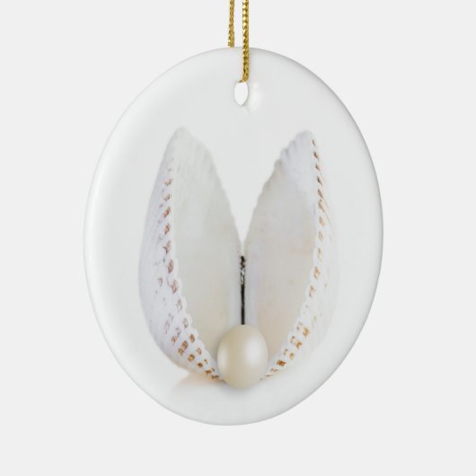 Pearl en seashell keramisch ornament (Rechts)