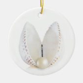 Pearl en seashell keramisch ornament (Voorkant)