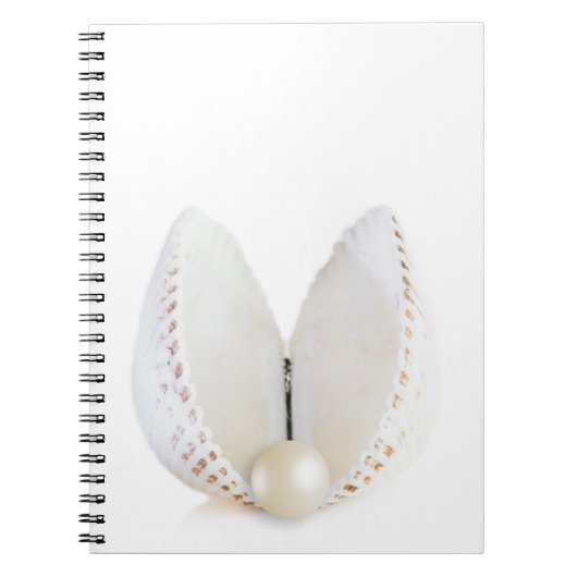 Pearl en seashell notitieboek (Voorkant)