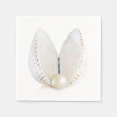 Pearl en seashell servetten (Voorkant)
