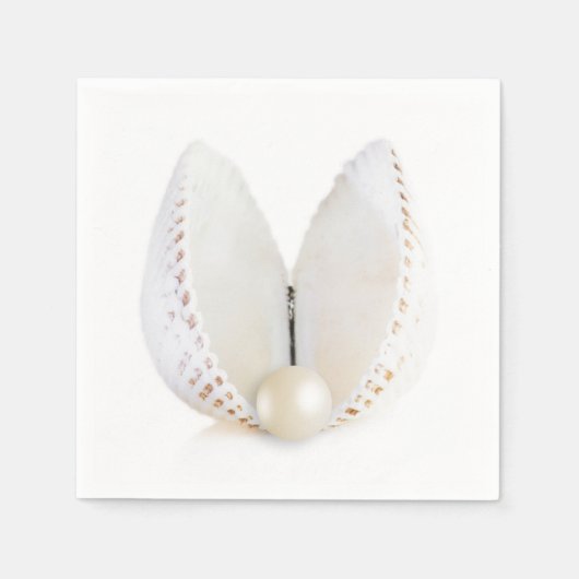 Pearl en seashell servetten (Voorkant)