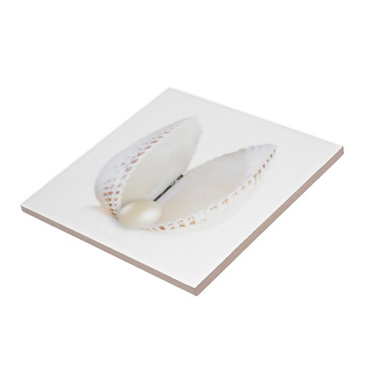 Pearl en seashell tegeltje (Zijkant)