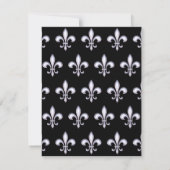 Pearl Fleur De Lis Kaart (Achterkant)