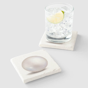 Pearl Gedrukt Onderzetter met decoratieve steen