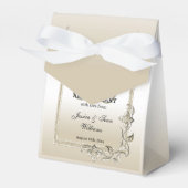 Pearl Gem en Glitter 30th Wedding Jubileum Bedankdoosjes (Voorkant Zijde)