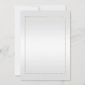 Pearl Gem & Glitter & Platinum 1ste bruiloft Kaart (Achterkant)