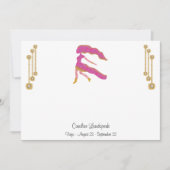 Pearl & Gold Jewels met virgo Zodiac Sign Notitiekaartje (Voorkant)