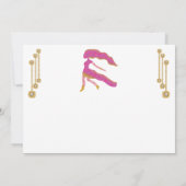 Pearl & Gold Jewels met virgo Zodiac Sign Notitiekaartje (Achterkant)