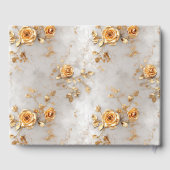 Pearl Gold Rozen Bruiloft Gastenboek (Achterkant)