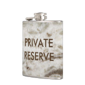 Pearl Granite Flask met particuliere reserve Heupfles (Links)