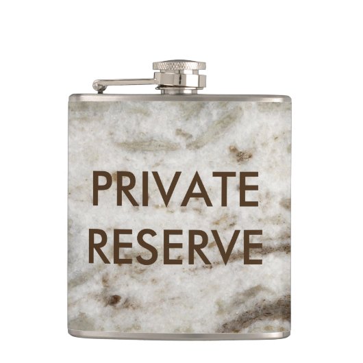 Pearl Granite Flask met particuliere reserve Heupfles (Voorkant)