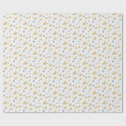 Pearl Gray Hanukkah Menorah Star van David Pattern Cadeaupapier (Vlak)