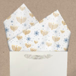 Pearl Gray Hanukkah Menorah Star van David Pattern Tissuepapier<br><div class="desc">Dit ontwerp is voorzien van een waterverf gouden menora en een davidster patroonset op een parelgrijs/rook witte achtergrond. De achtergrondkleur kan worden gewijzigd in,  letterlijk,  elke kleur die u wilt! Kies gewoon de aanpassingstool.</div>