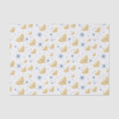 Pearl Gray Hanukkah Menorah Star van David Pattern Tissuepapier (Voorkant)