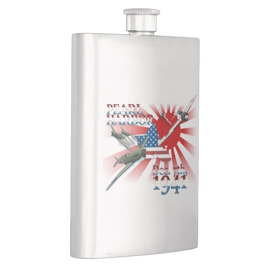 Pearl Habor 7 december 1941 Hip Flask Flacon (Rechts)