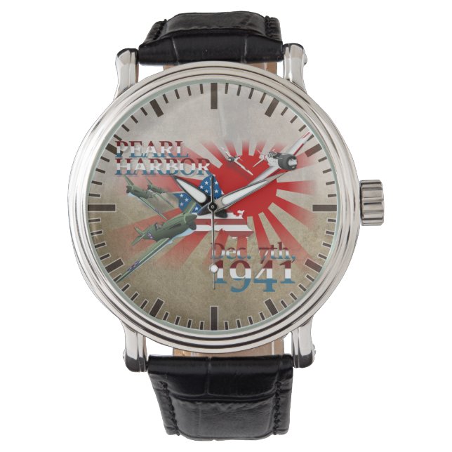 Pearl Habor 7 december 1941 Horloge (Voorkant)