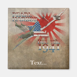 Pearl Habor 7 december 1941 Magnet