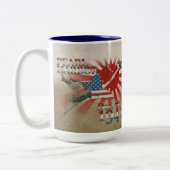 Pearl Habor 7 december 1941 Mok van tweetone koffi (Links)