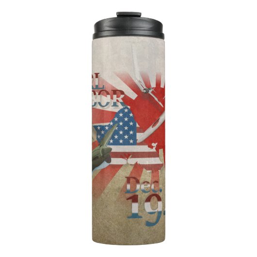 Pearl Habor 7 december 1941 Thermosbeker (Voorkant)