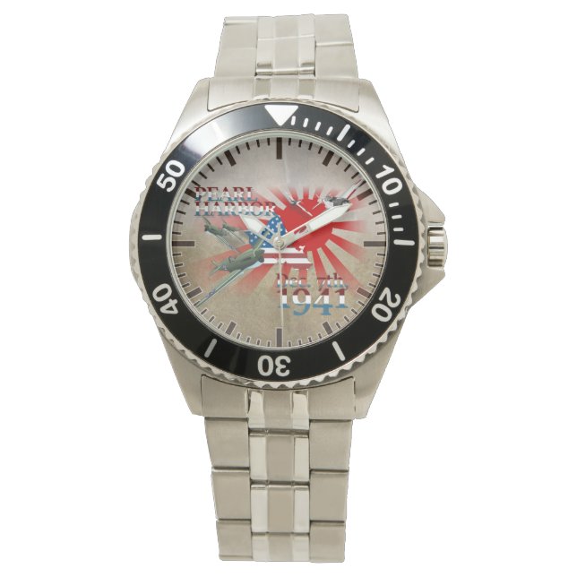 Pearl Harbor 7 december 1941 Horloge (Voorkant)