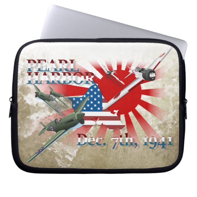 Pearl Harbor 7 december 1941 Laptop Sleeve (Voorkant)