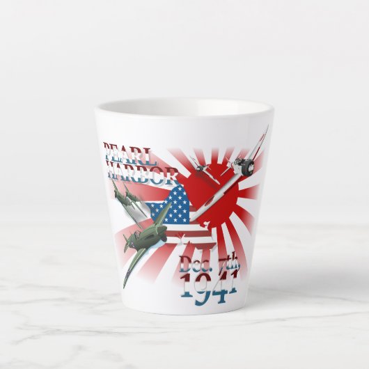 Pearl Harbor 7 december 1941 Latte Mok (Voorkant)
