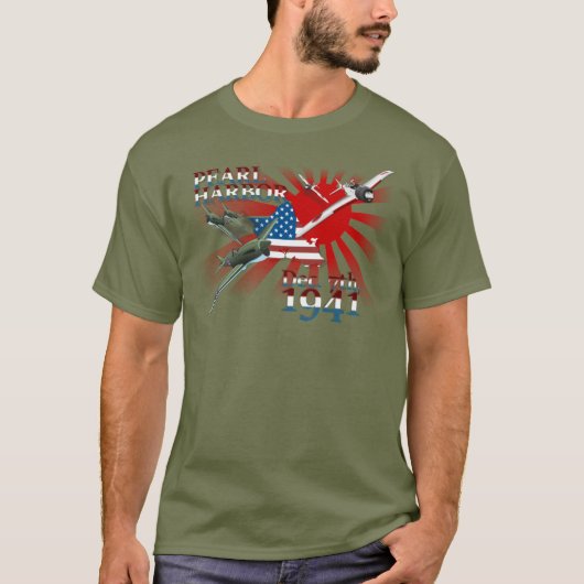 Pearl Harbor 7 december 1941 T-shirt (Voorkant)
