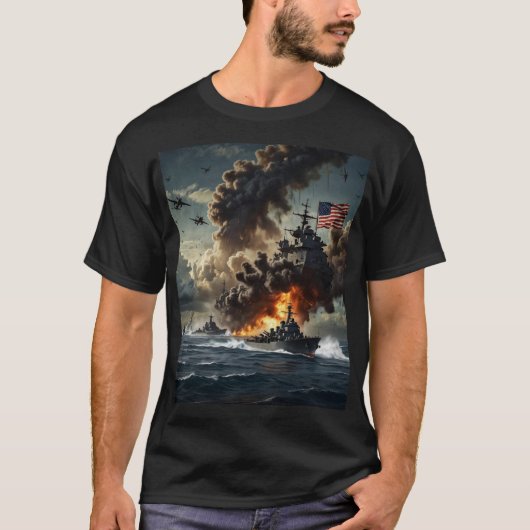 Pearl Harbor: een dag van heldhaftige moed T-shirt (Voorkant)