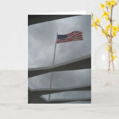 Pearl Harbor Flag Card Kaart (Gele Bloem)