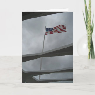 Pearl Harbor Flag Card Kaart
