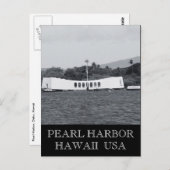 Pearl Harbor-herdenking Hawaï Briefkaart (Voorkant / Achterkant)