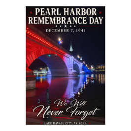 Pearl Harbor Herdenkingsdag Foto Afdruk
