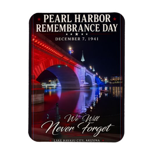 Pearl Harbor Herdenkingsdag Magneet (Verticaal)