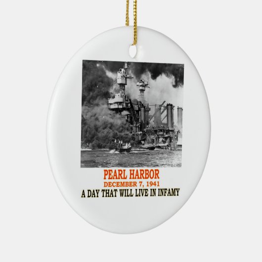 PEARL HARBOR KERAMISCH ORNAMENT (Rechts)