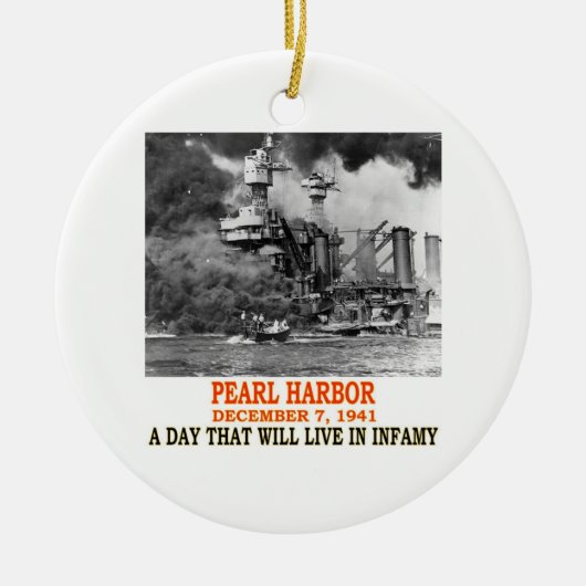 PEARL HARBOR KERAMISCH ORNAMENT (Voorkant)