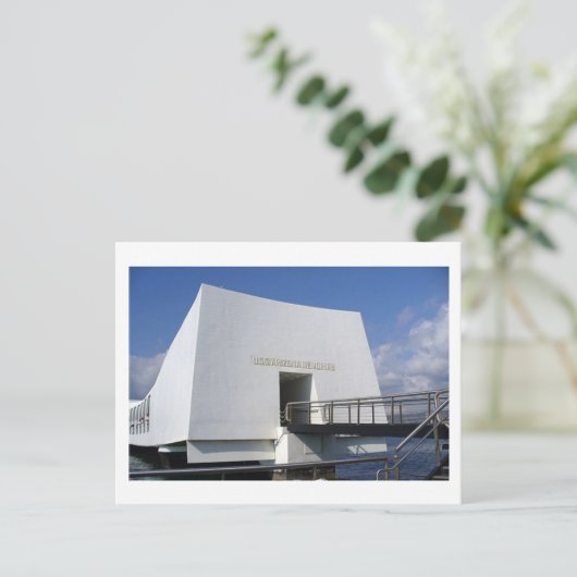 Pearl Harbor Memorial Briefkaart (Staand voorkant)