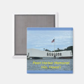 Pearl Harbor Memorial Magnet (Voorkant / Achterkant)