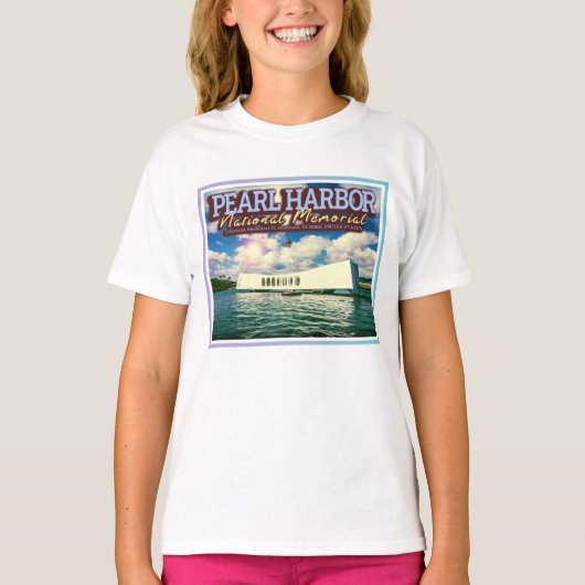 PEARL HARBOR NATIONAAL MEMORIAL - HONOLULU HAWAII T-SHIRT (Voorkant)