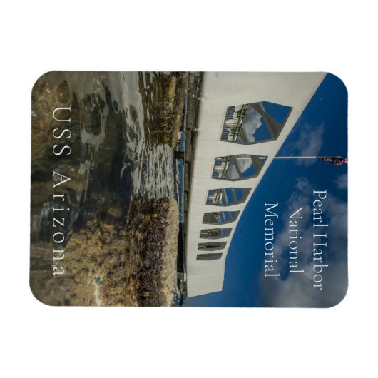 Pearl Harbor National Memorial, USS Arizona Magneet (Horizontaal)