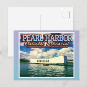 PEARL HARBOR NATIOONAAL MONUMENT - HONOLULU HAWAIÏ BRIEFKAART (Voorkant / Achterkant)