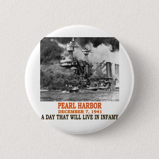 PEARL HARBOR RONDE BUTTON 5,7 CM (Voorkant)