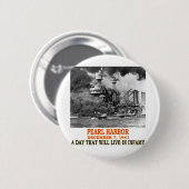 PEARL HARBOR RONDE BUTTON 5,7 CM (Voorkant /achterkant)