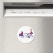 Pearl Harbor skyline ontwerp Magneet (Insitu (Vaatwasser))