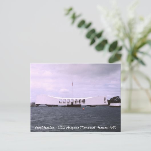 Pearl Harbor USS Arizona Memorial Hawaii Briefkaart (Staand voorkant)