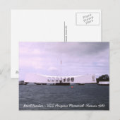 Pearl Harbor USS Arizona Memorial Hawaii Briefkaart (Voorkant / Achterkant)