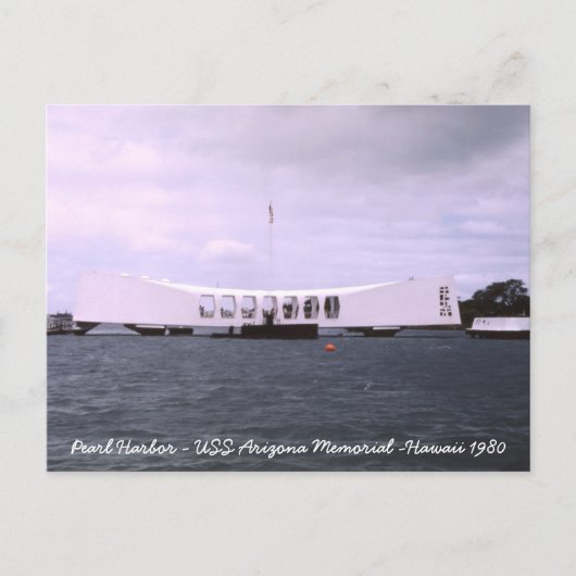 Pearl Harbor USS Arizona Memorial Hawaii Briefkaart (Voorkant)
