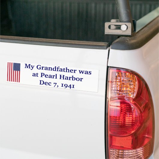Pearl Harbour - 1941 Bumpersticker (Op Truck)