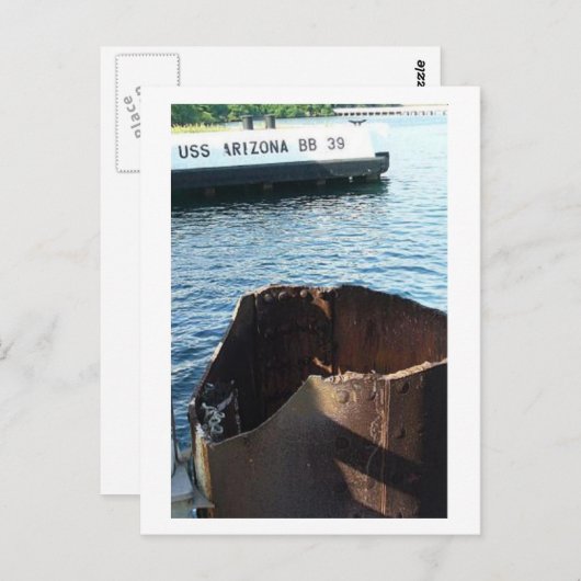 Pearl Harbour Briefkaart (Voorkant / Achterkant)