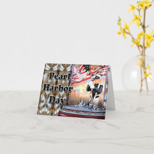 Pearl Harbour Day Kaart (Gele Bloem)